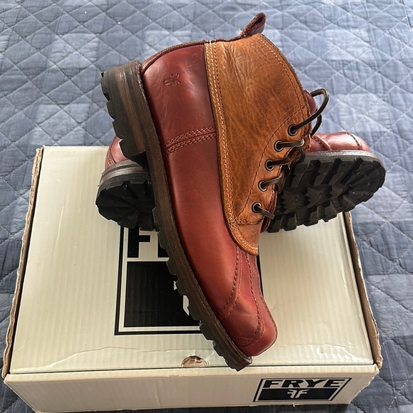 Frye Men's Brown Leather Shoes - Picture 4 of 7